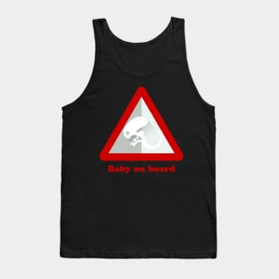 Baby Alien On Board Tank Top